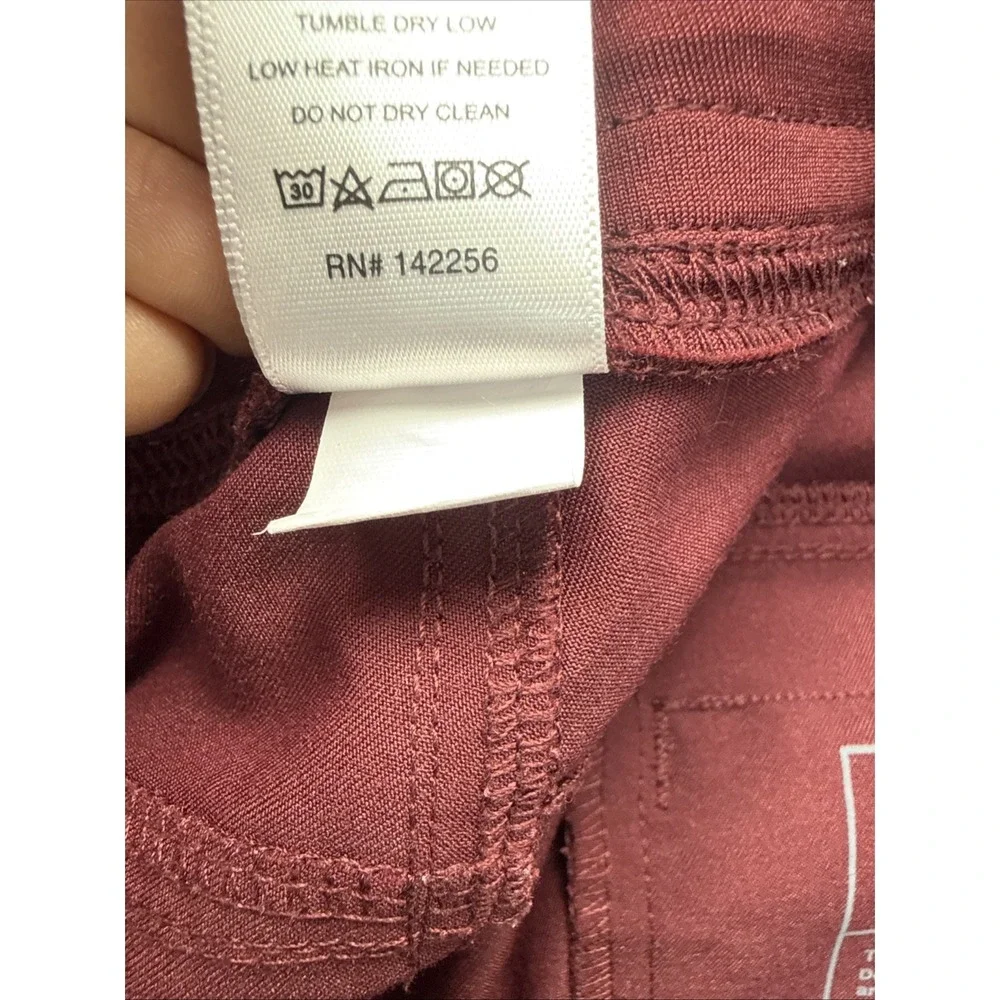 Figs Technical Collection Mens Axim Scrub Pants Size XLarge Dark Red T2001